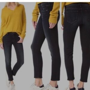 MOTHER  BLACK THE LOOKER JEANS IN LIES AND SHADOWS SIZE 30